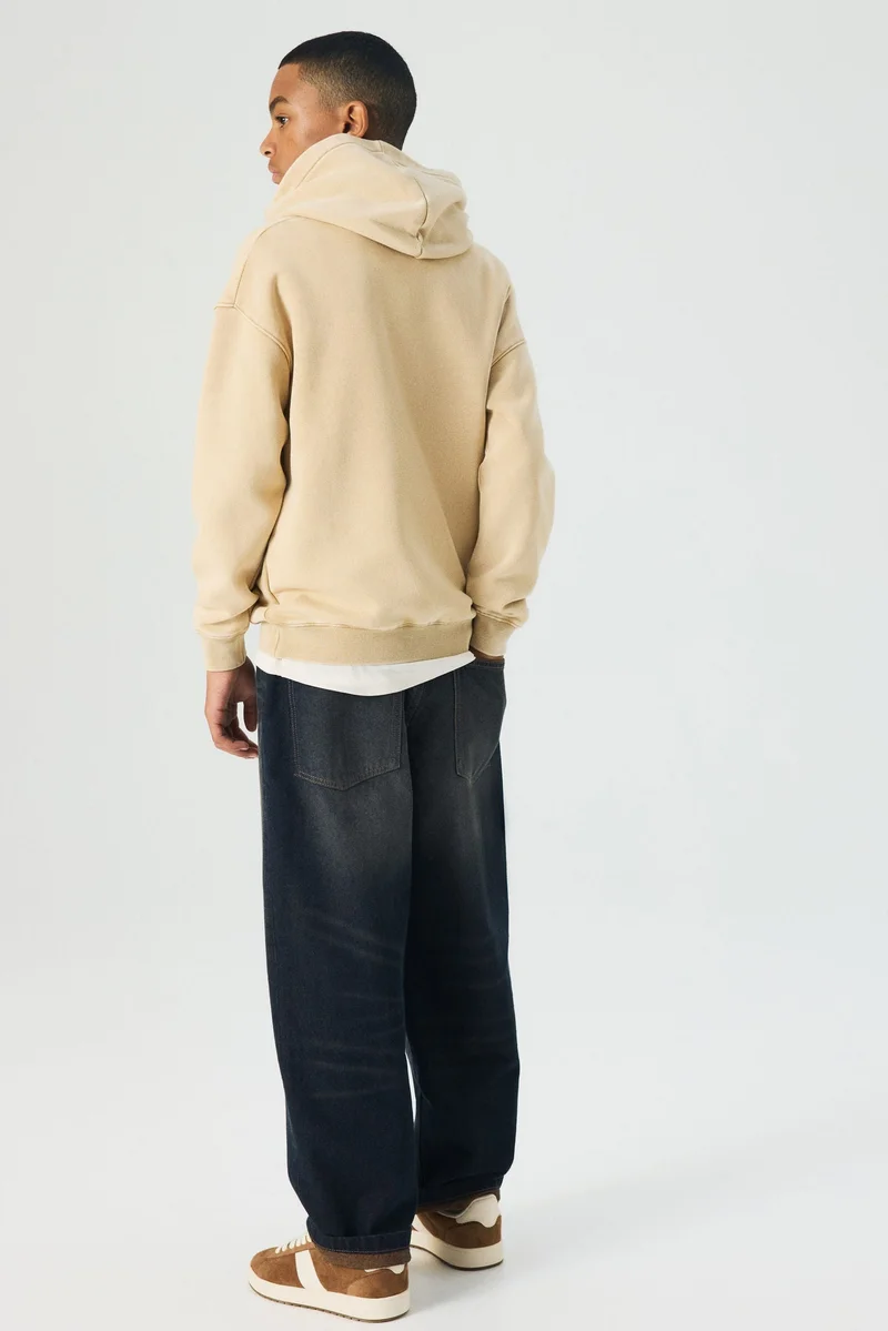 اتش اند ام جينز فضفاض مرن مريح